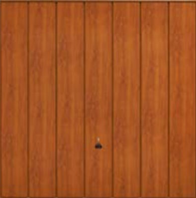 Steel Panel: Sherwood, Golden Oak timber-effect